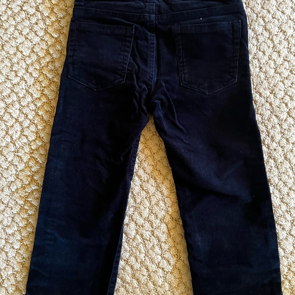 Janie & Jack navy corduroy pants, 3